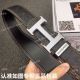 New Copy Hermes Black and Silver Leather Belt - Highest Quality (8)_th.jpg